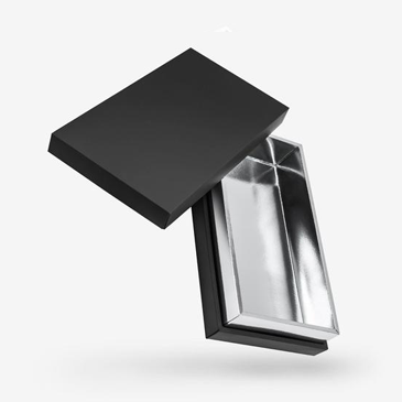 Black outside, Silver inside Boxes – Madovar Packaging LLC