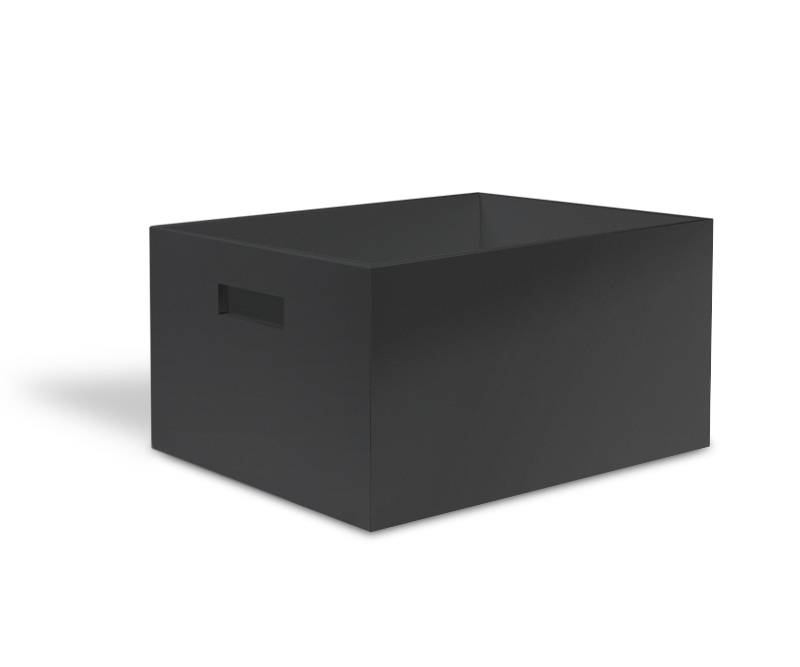 Black Storage Tray