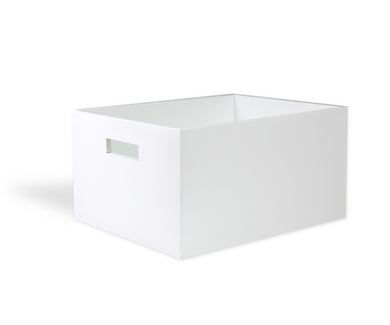 White Storage Tray 