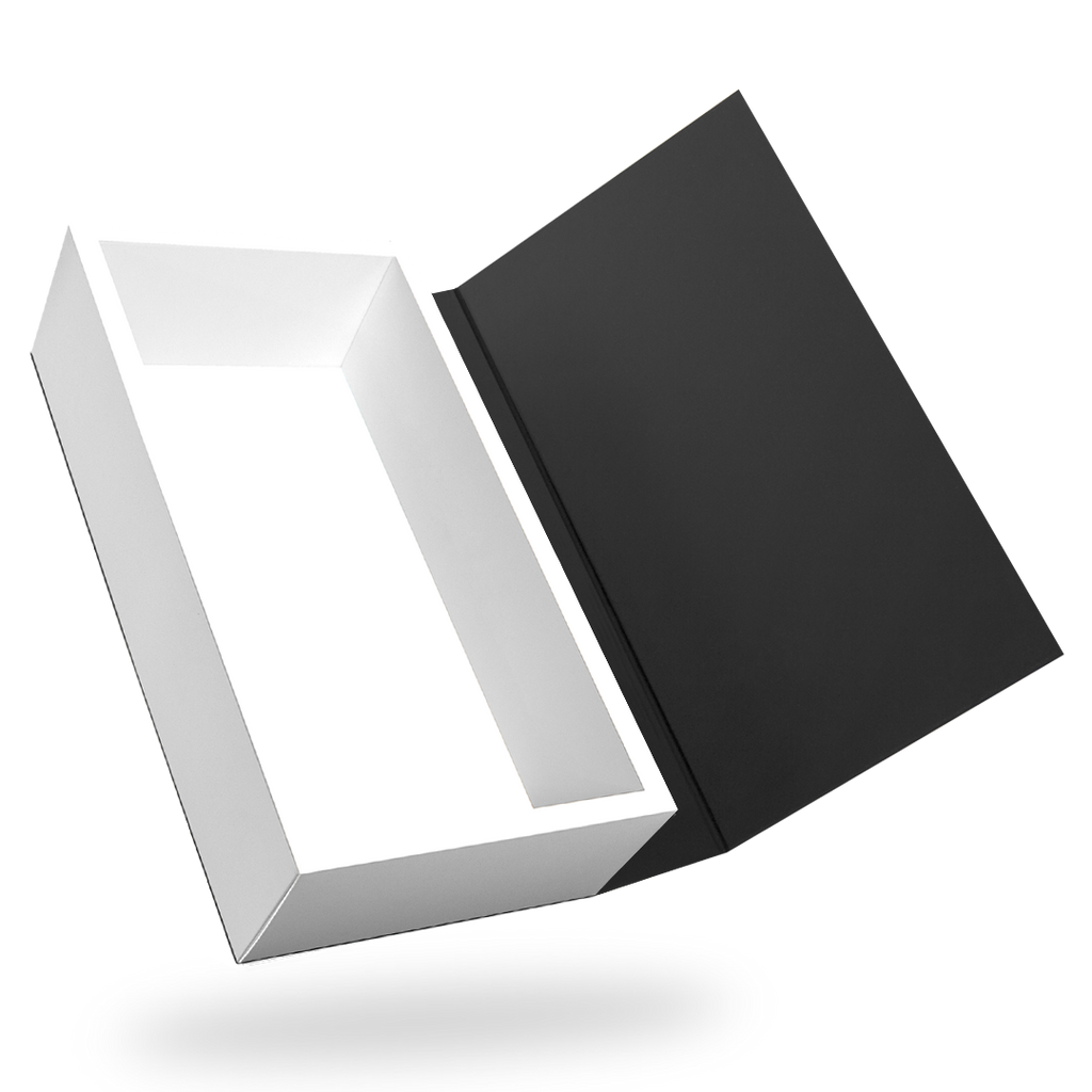 Black outside, White inside Rectangular Magnetic Box – Madovar ...