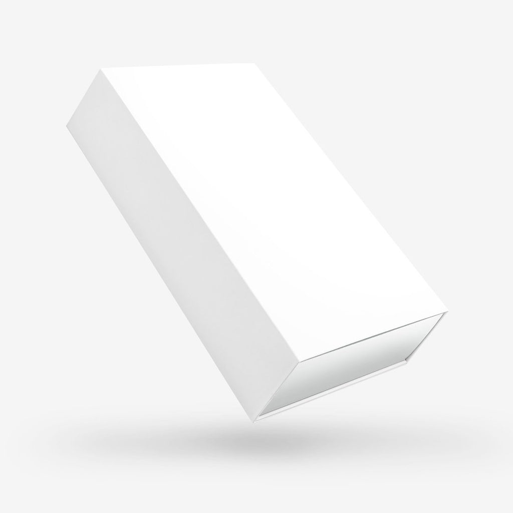 White outside, Silver inside Rectangular Rigid Sleeve Box – Madovar ...