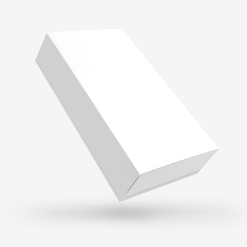 White Rectangular Rigid Sleeve Box - closed