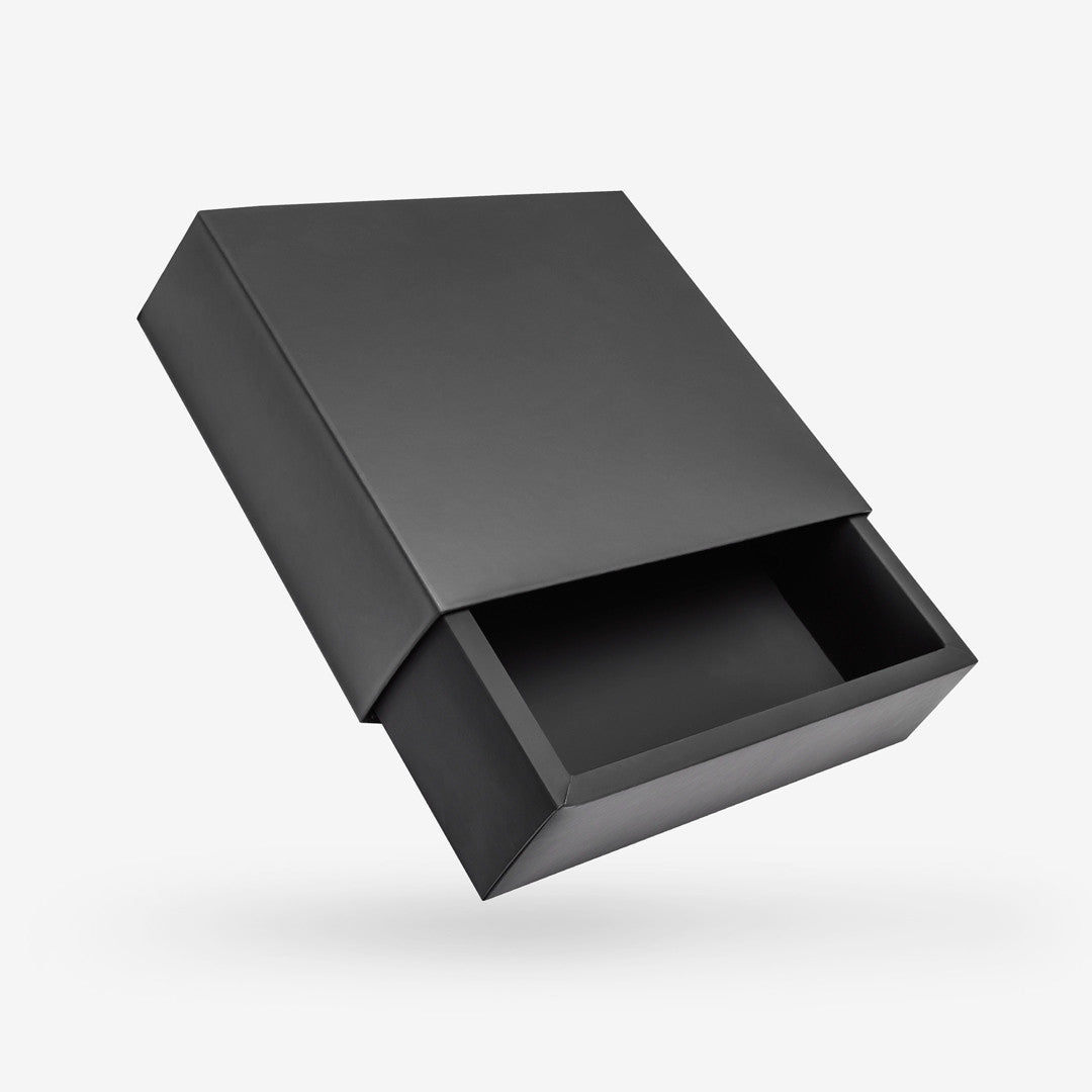 Black Square Rigid Sleeve Box – Madovar Packaging LLC