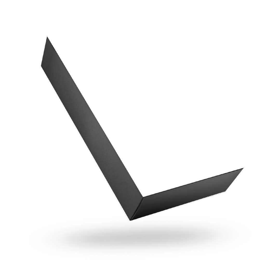 White outside, Black inside Rectangular Magnetic Box - closed